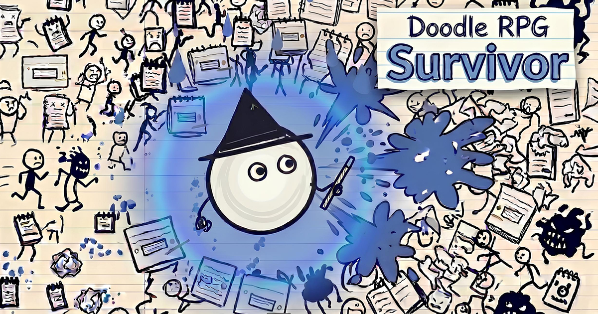 Doodle RPG Survivor Cover
