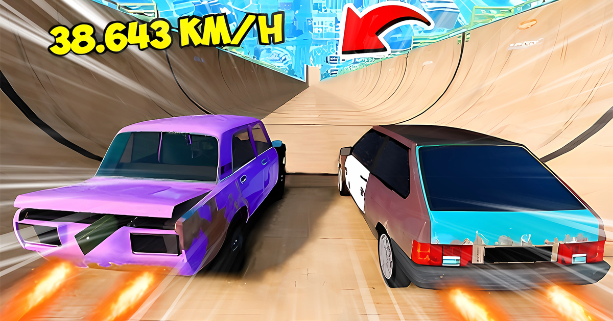 Turbo Cars: Pipe Stunts Cover