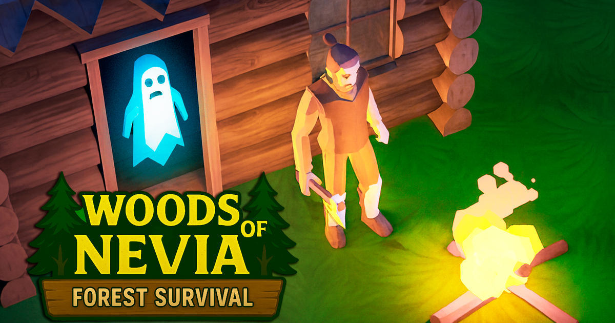 Woods of Nevia: Forest Survival Cover