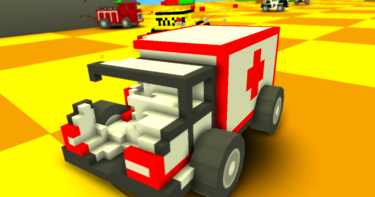 Blocky Demolition Derby Cover
