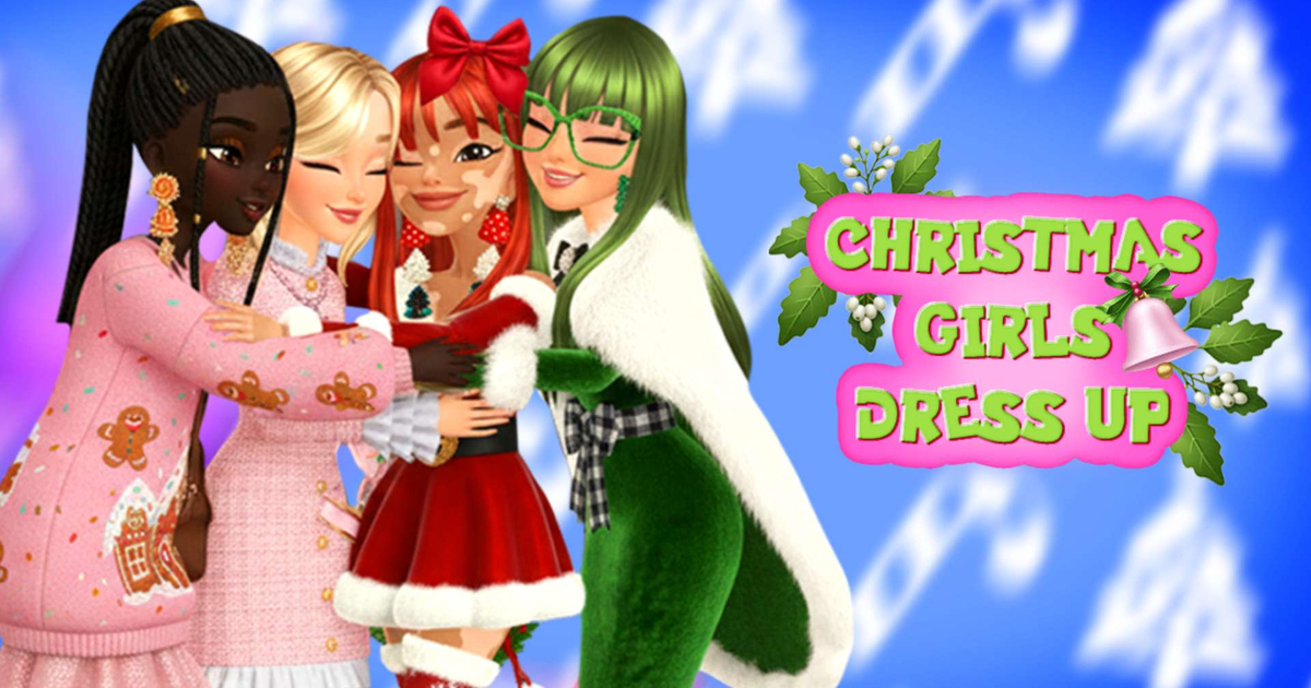 Christmas Girls Dress Up Cover