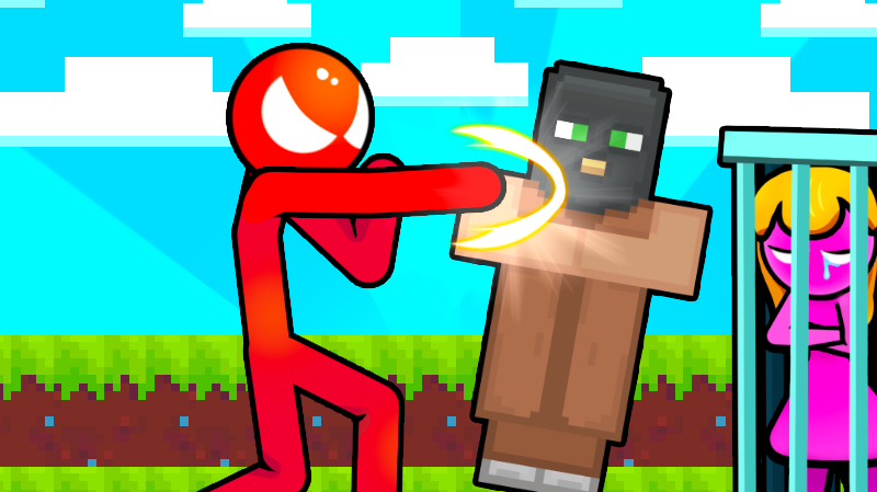 Stickman vs Villager: Save the Girl Cover