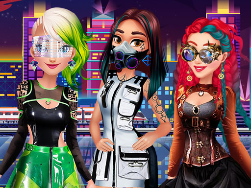 Cyberpunk City Fashion Cover